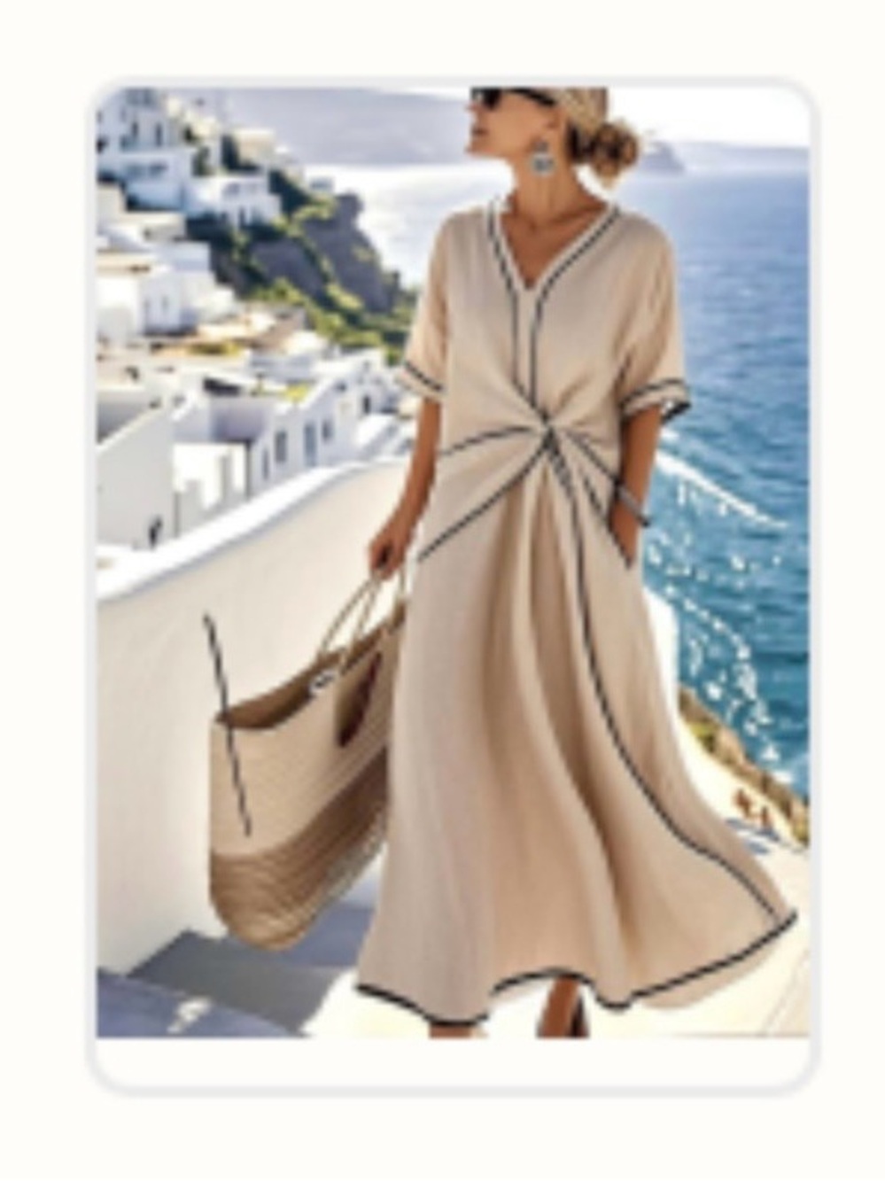 Cream Maxi Dress - Women Dresses Maxi